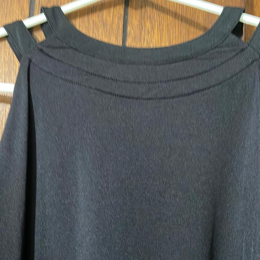 Black Tank Top high low
